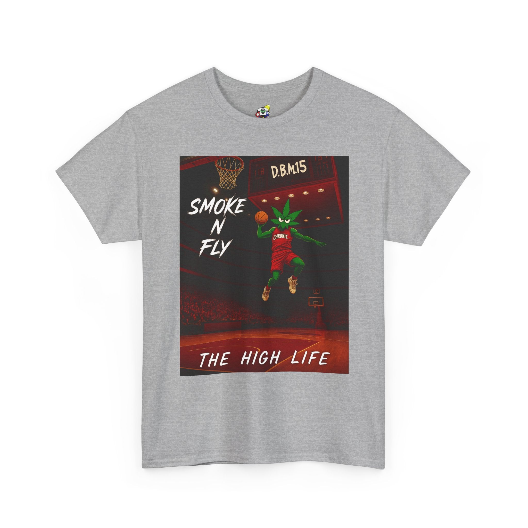 Men's Tee - Smoke and Fly 420 High Life Heavy Cotton T-Shirt
