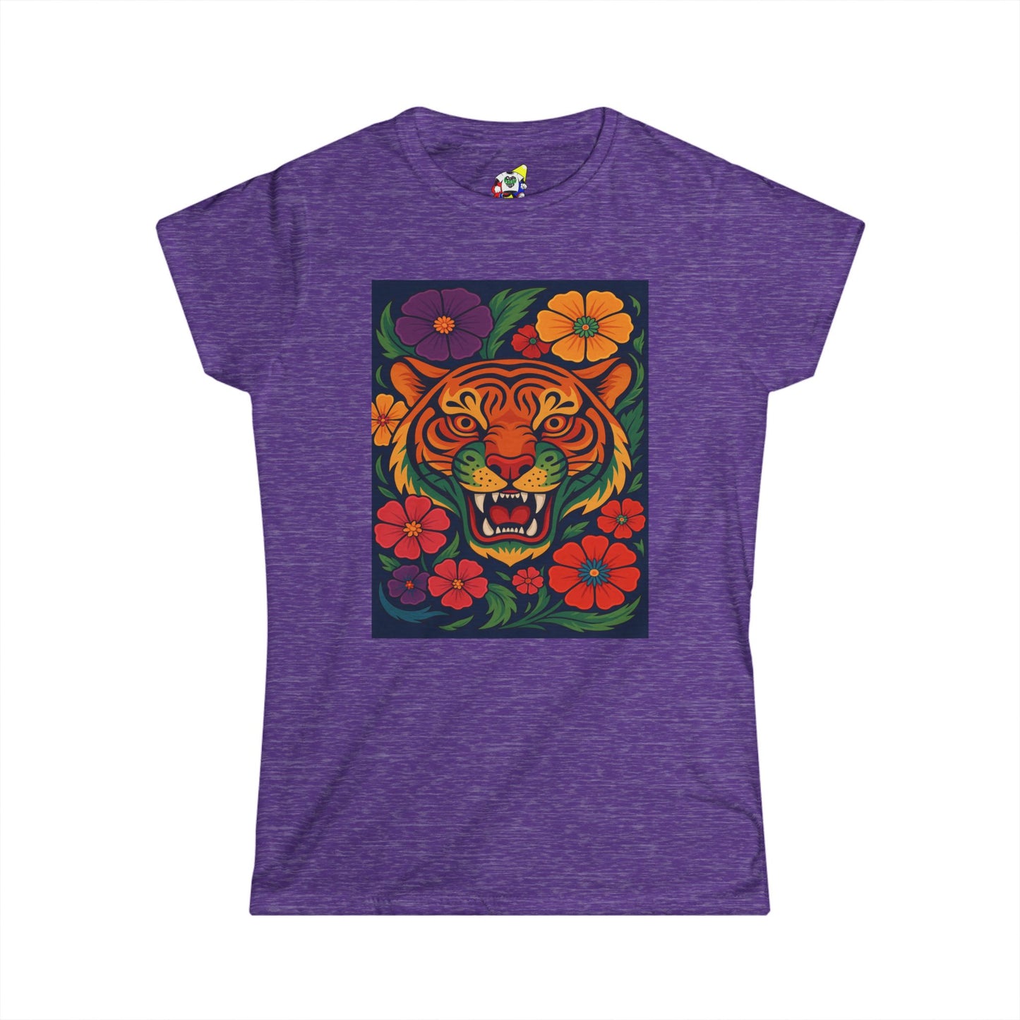 Women's Tee - Tiger Garden Cotton T-Shirt