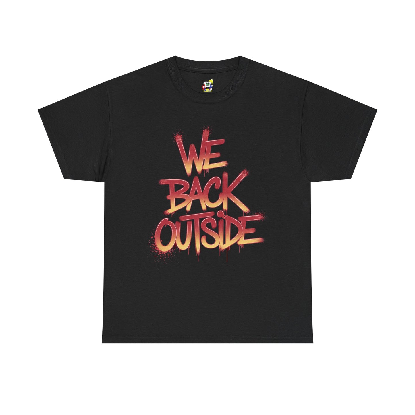 Men's Tee - We Back Outside Heavy Cotton T-Shirt