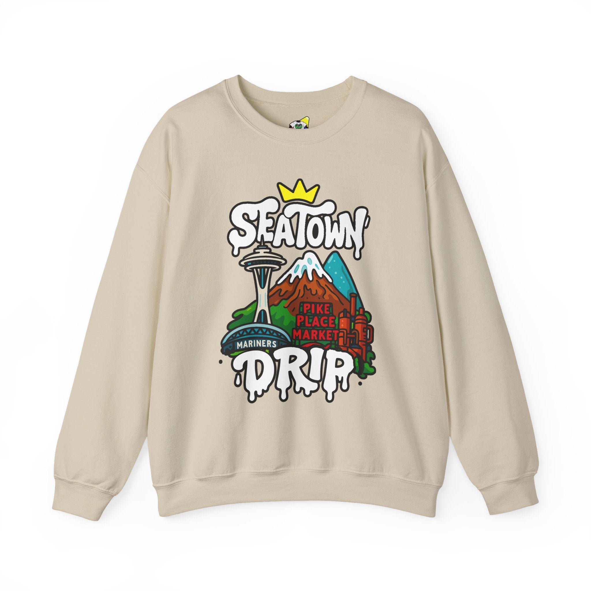Men's Crewneck Sweatshirt - SEA Town Drip