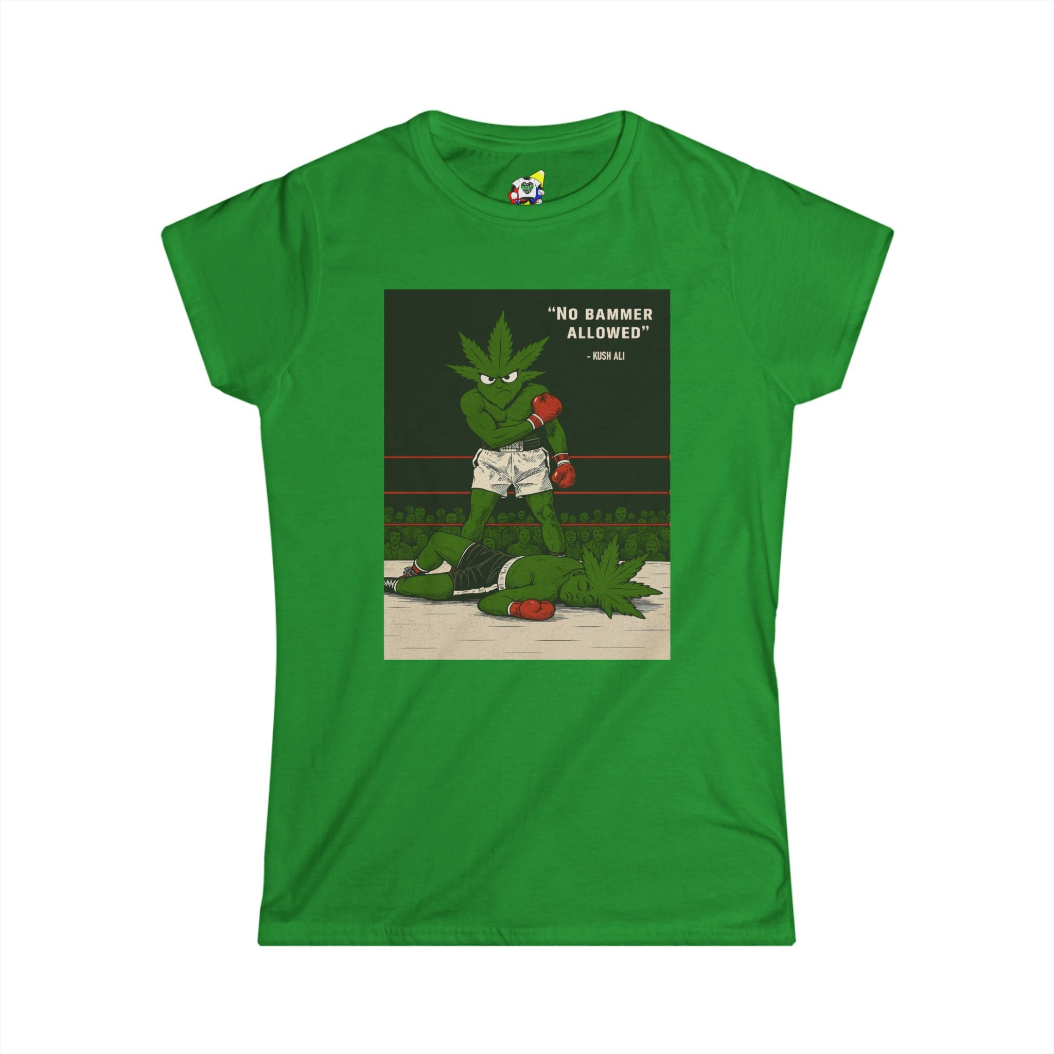 Women's Tee - No Bammer Allowed 420 Cotton T-Shirt