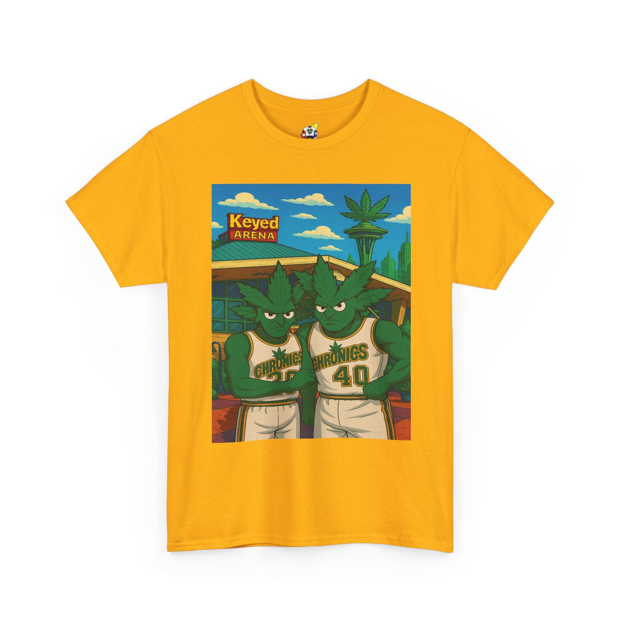 Men's Tee - Da Chronics Keyed Arena 420 Heavy Cotton T-Shirt