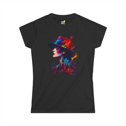 Women's Tee - City Girl Vibes Cotton T-Shirt