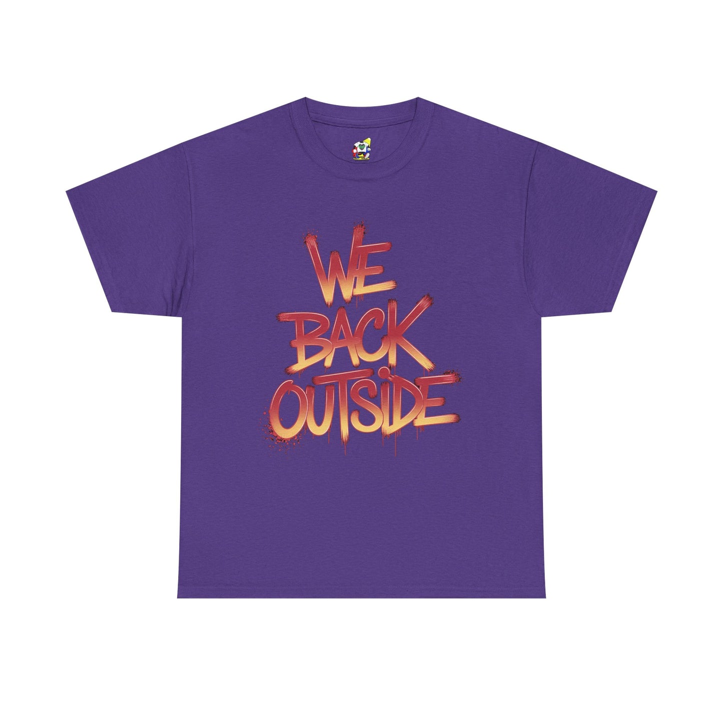 Men's Tee - We Back Outside Heavy Cotton T-Shirt