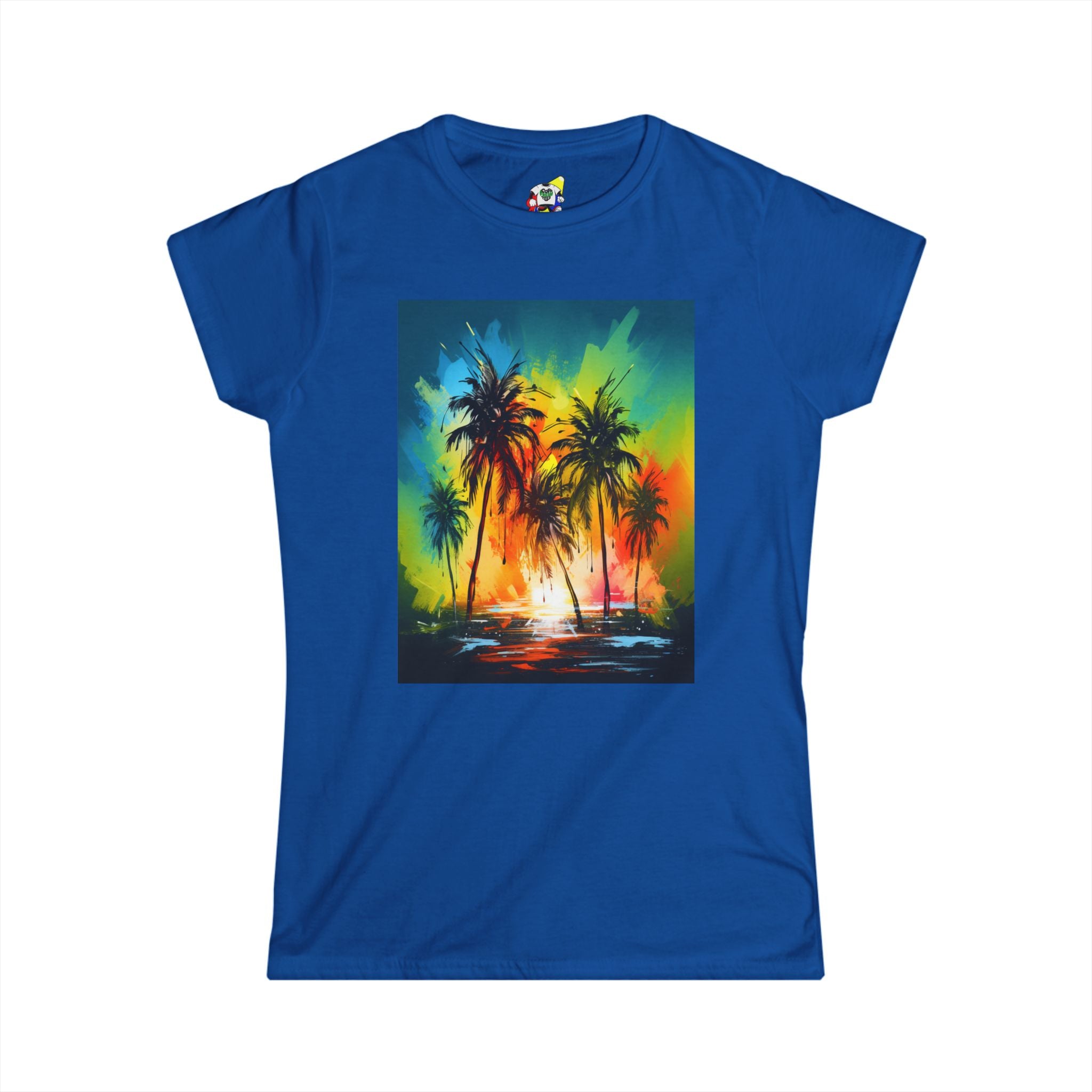 Women's Tee - Caribbean Vibes Sunset #1 Cotton T-Shirt