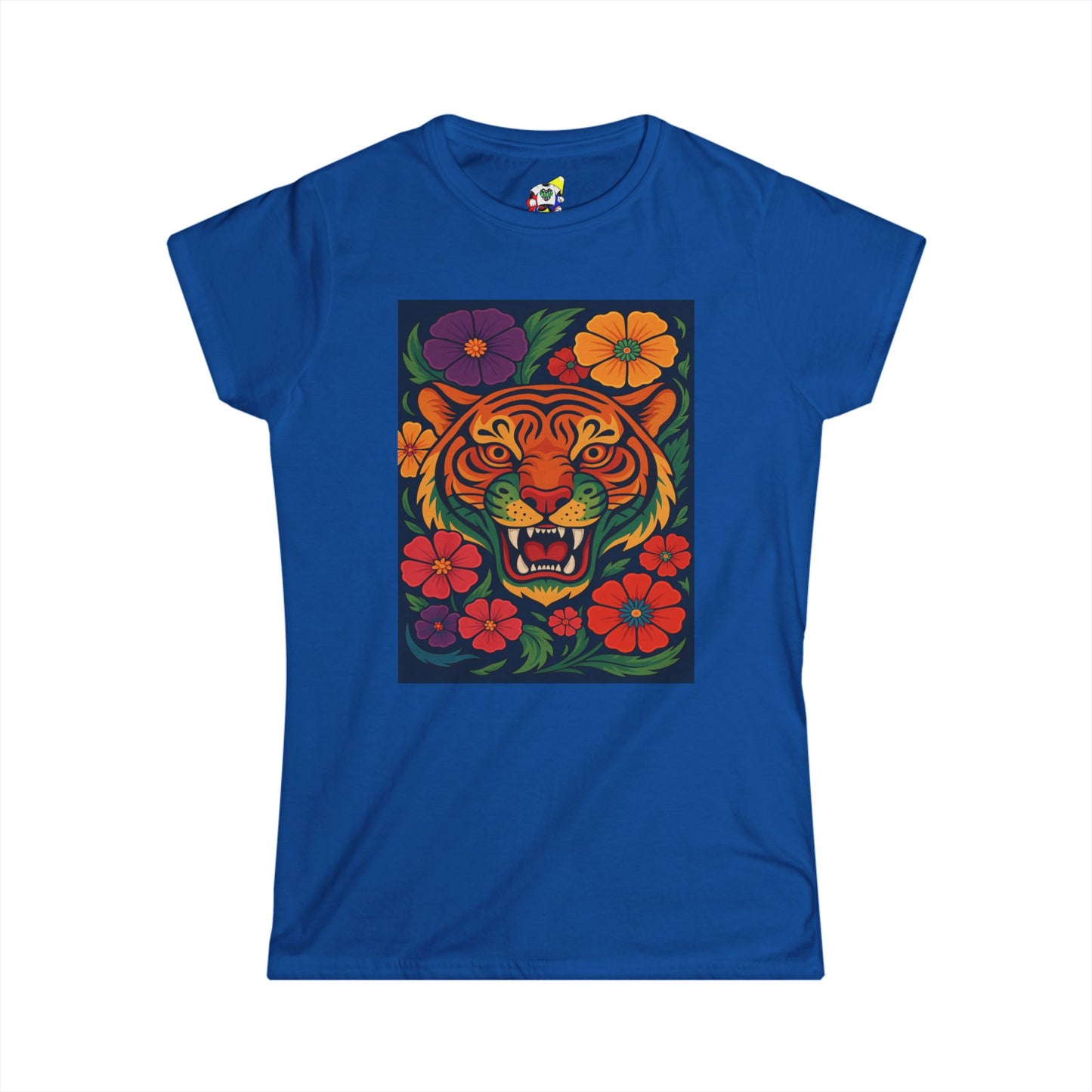 Women's Tee - Tiger Garden Cotton T-Shirt