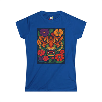 Women's Tee - Tiger Garden Cotton T-Shirt