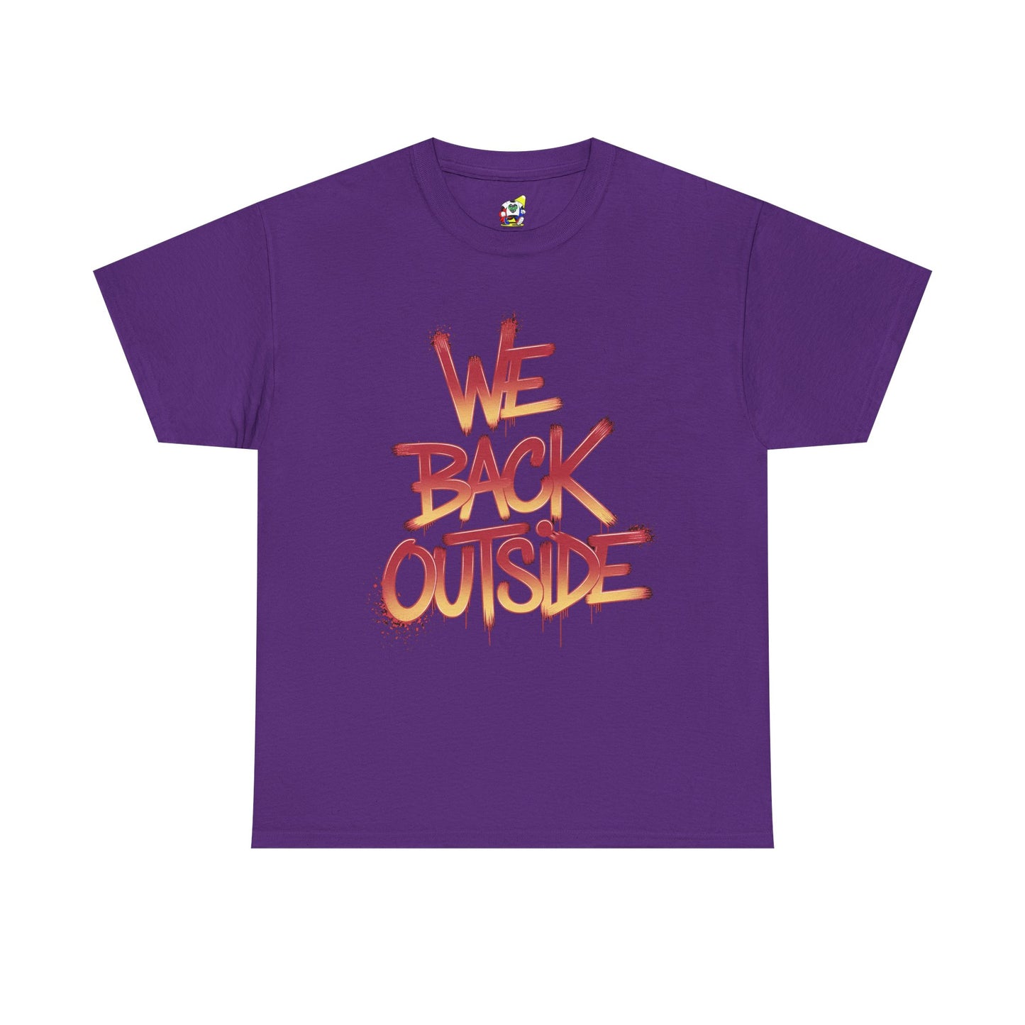 Men's Tee - We Back Outside Heavy Cotton T-Shirt