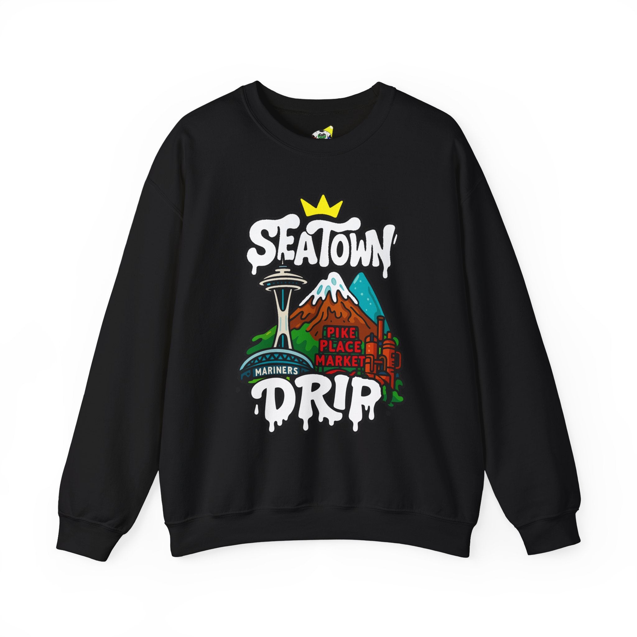 Men's Crewneck Sweatshirt - SEA Town Drip