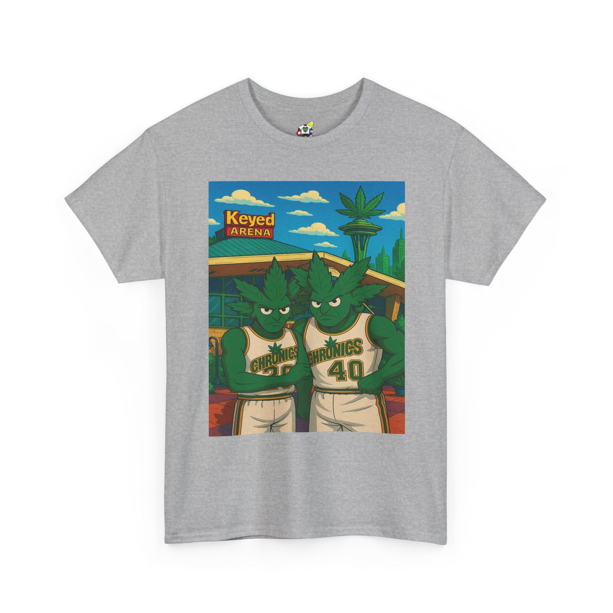 Men's Tee - Da Chronics Keyed Arena 420 Heavy Cotton T-Shirt