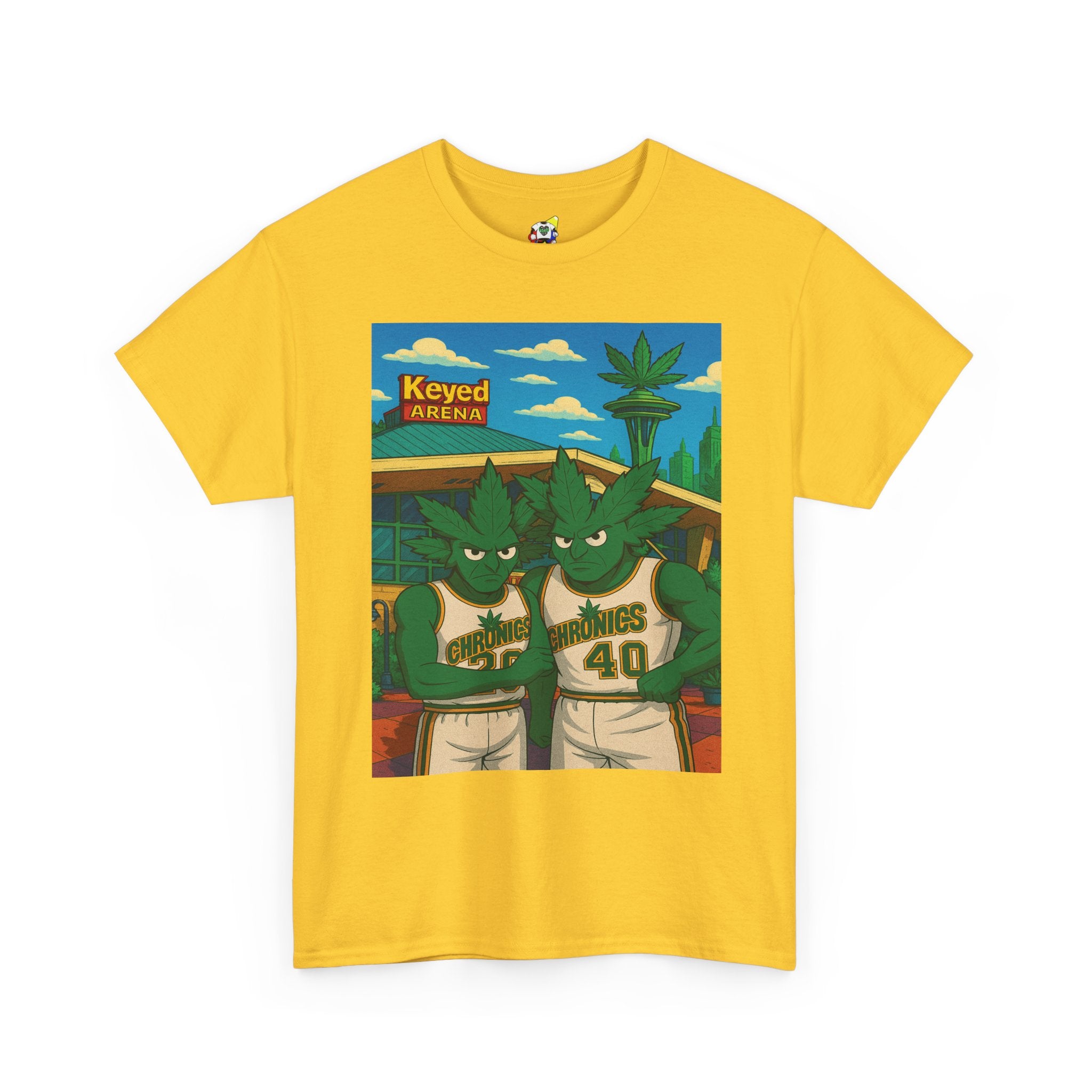 Men's Tee - Da Chronics Keyed Arena 420 Heavy Cotton T-Shirt