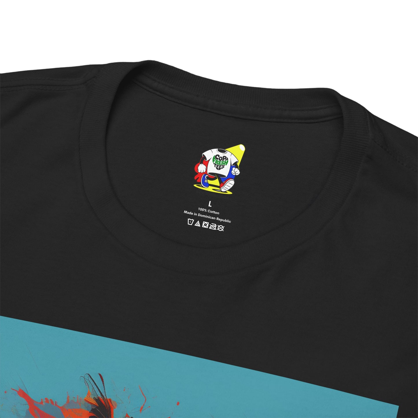 Men's Tee - Caribbean Vibes Sunset #2 Heavy Cotton T-Shirt