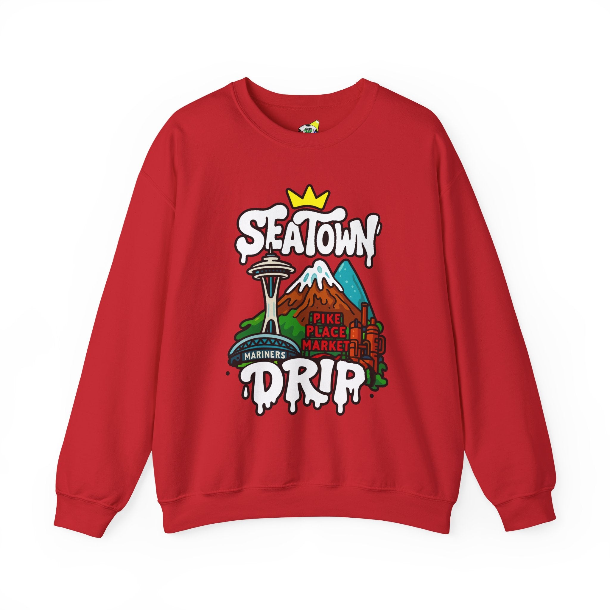 Men's Crewneck Sweatshirt - SEA Town Drip