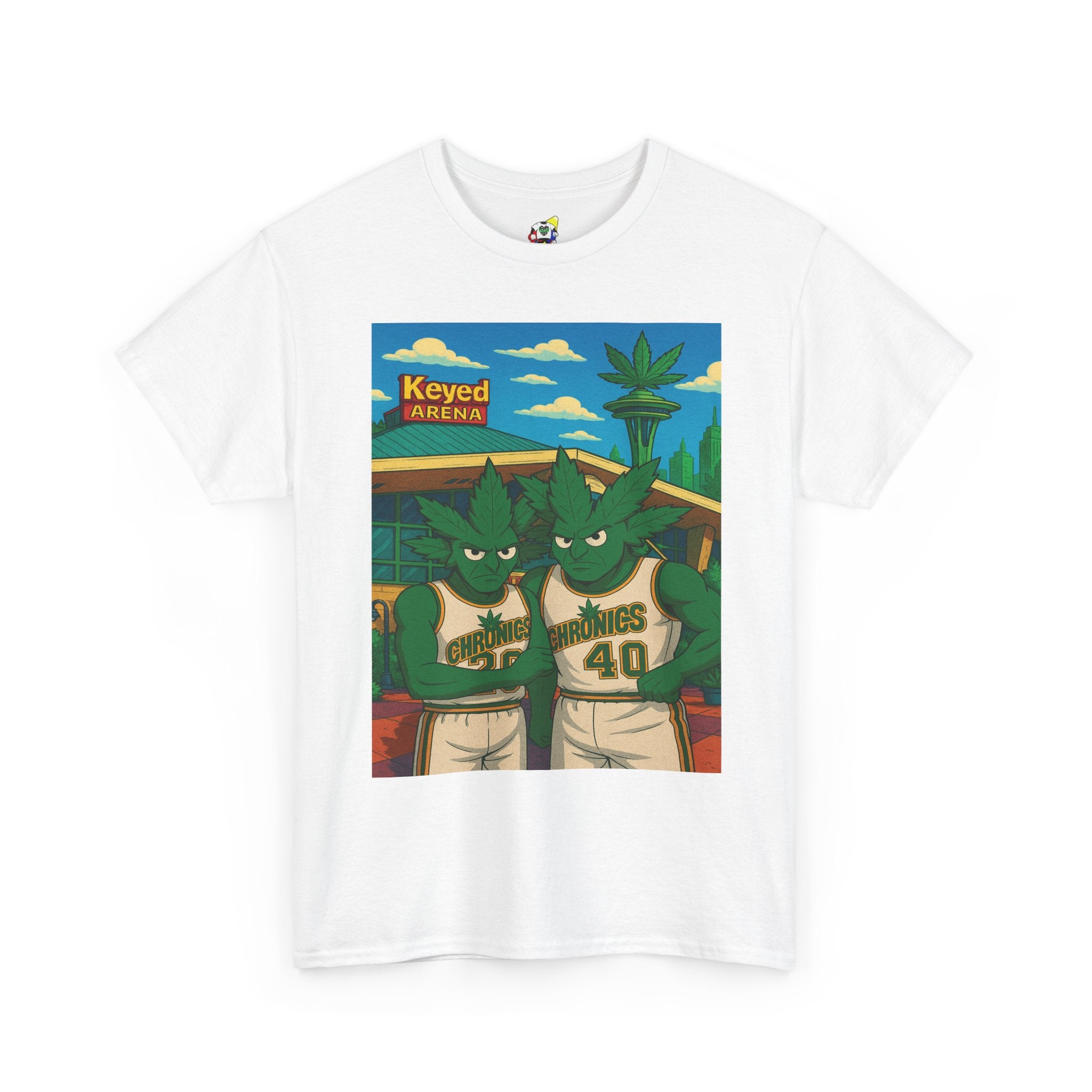 Men's Tee - Da Chronics Keyed Arena 420 Heavy Cotton T-Shirt