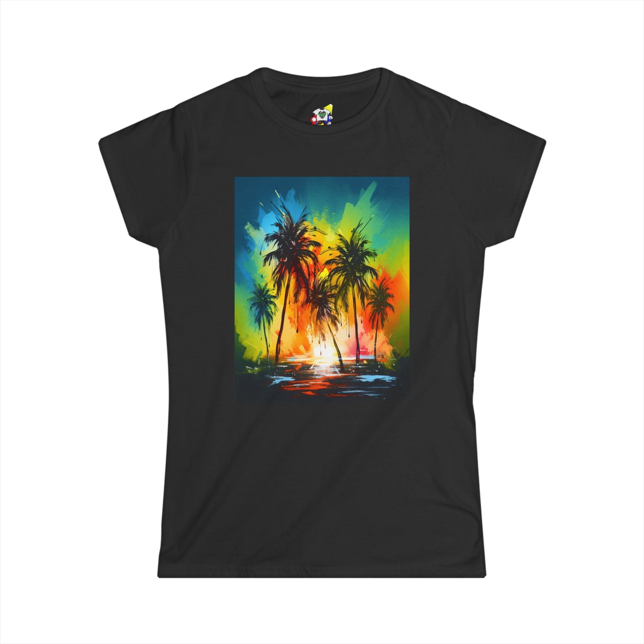 Women's Tee - Caribbean Vibes Sunset #1 Cotton T-Shirt