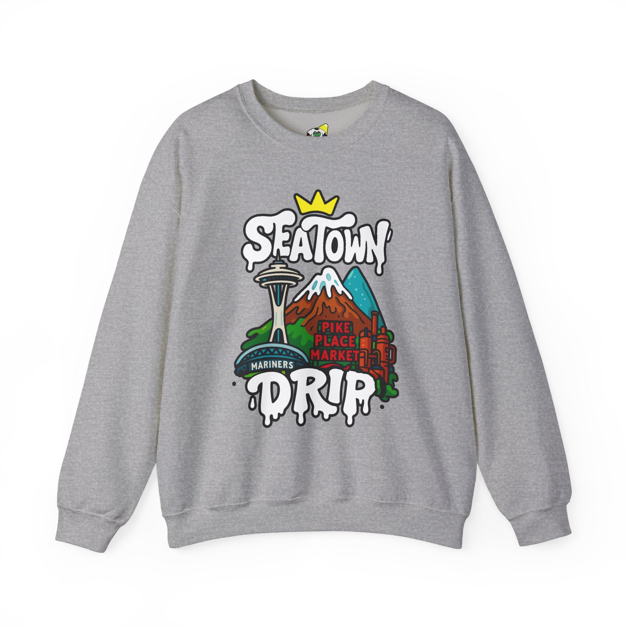 Men's Crewneck Sweatshirt - SEA Town Drip