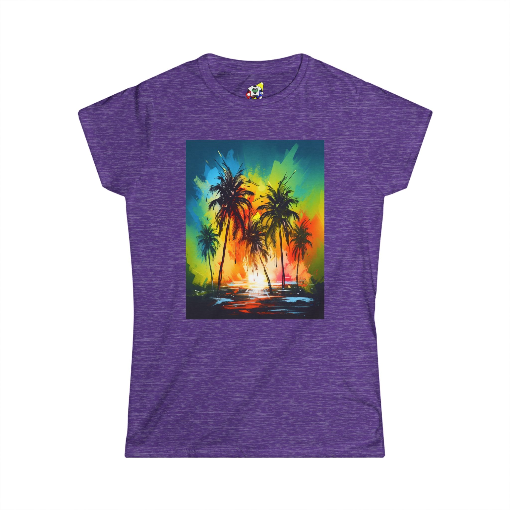 Women's Tee - Caribbean Vibes Sunset #1 Cotton T-Shirt