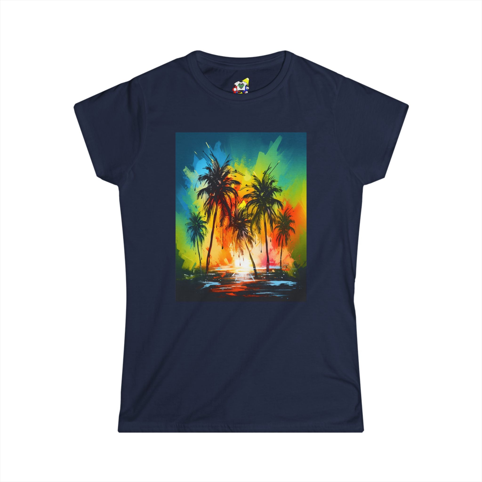 Women's Tee - Caribbean Vibes Sunset #1 Cotton T-Shirt