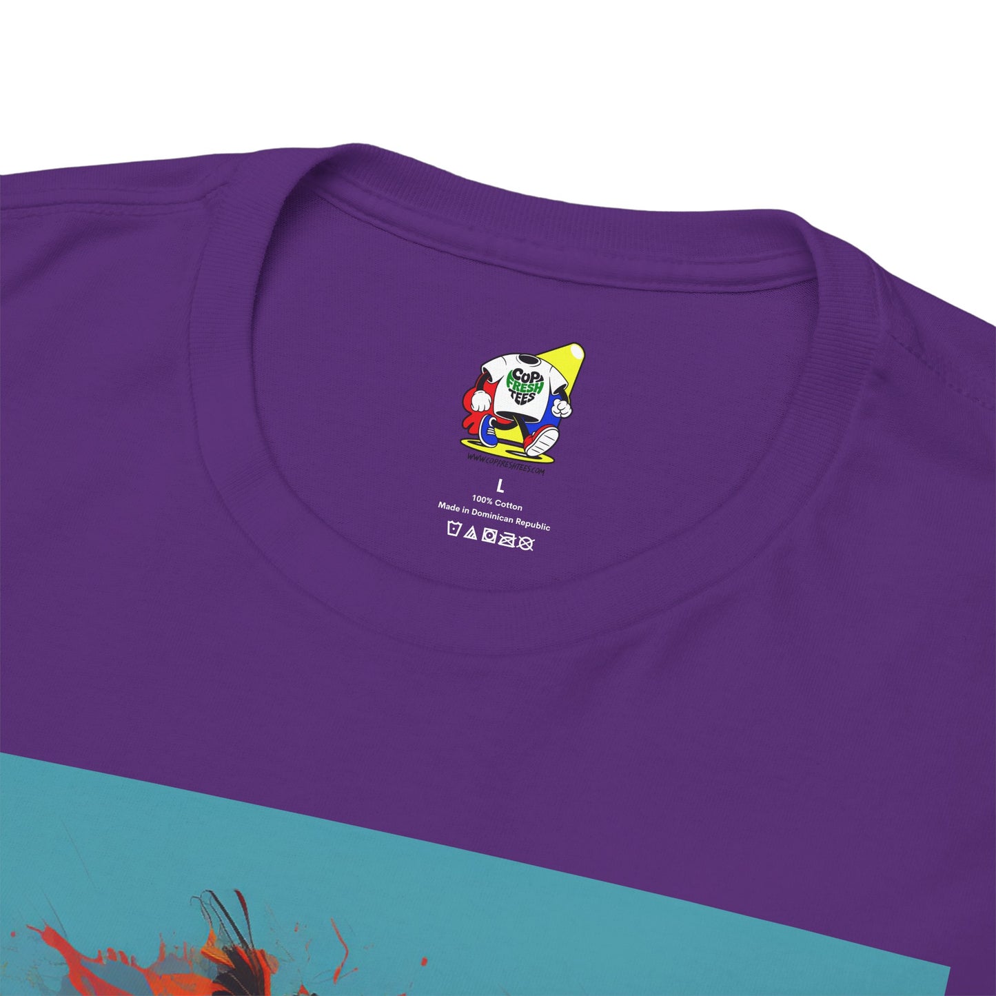 Men's Tee - Caribbean Vibes Sunset #2 Heavy Cotton T-Shirt