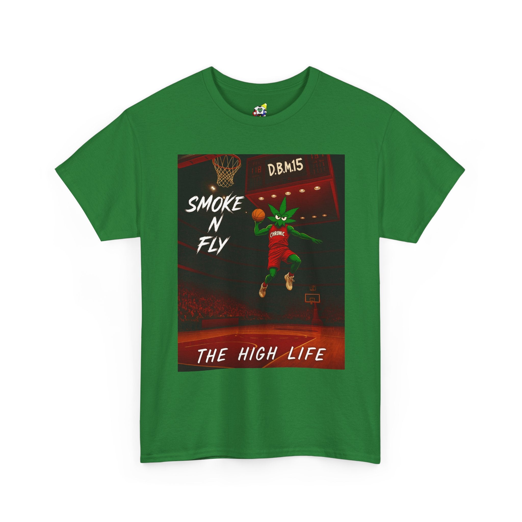 Men's Tee - Smoke and Fly 420 High Life Heavy Cotton T-Shirt