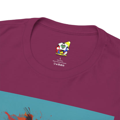 Men's Tee - Caribbean Vibes Sunset #2 Heavy Cotton T-Shirt