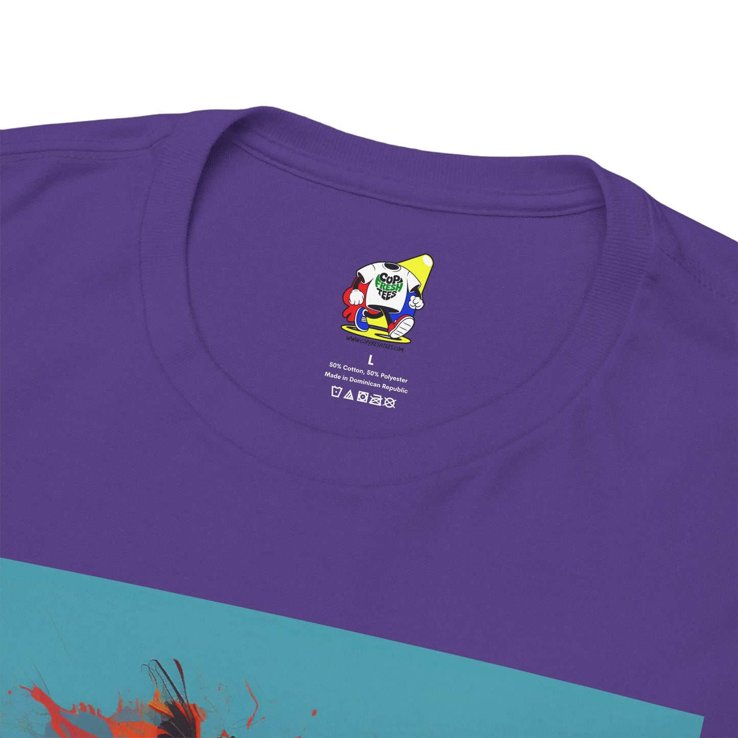 Men's Tee - Caribbean Vibes Sunset #2 Heavy Cotton T-Shirt