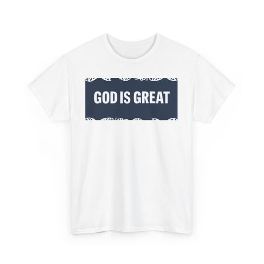 Men's Tee - Positive God Is Great Heavy Cotton T-Shirt