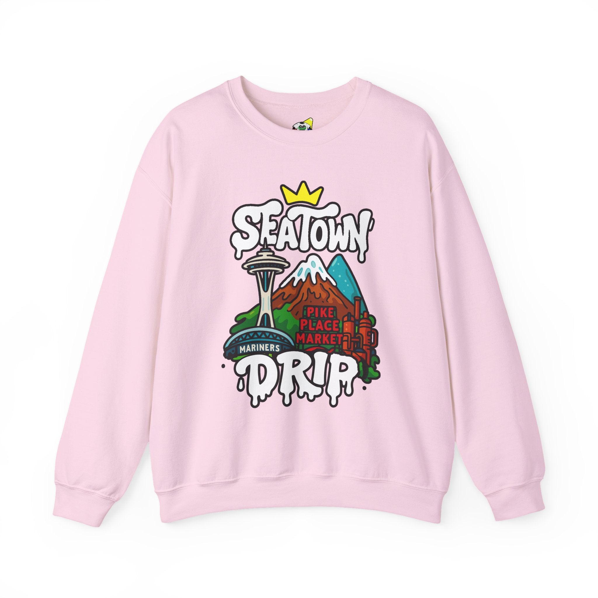 Men's Crewneck Sweatshirt - SEA Town Drip