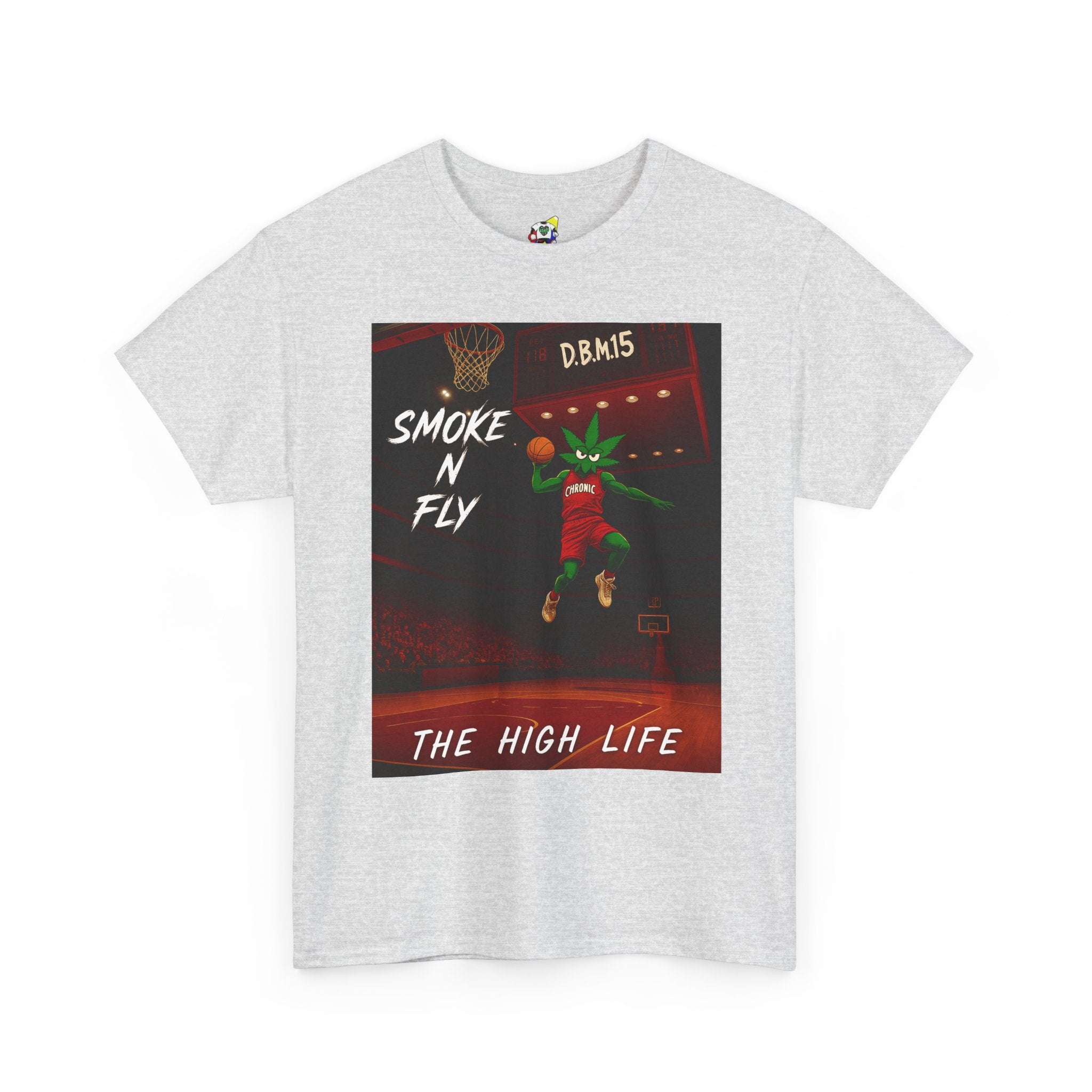 Men's Tee - Smoke and Fly 420 High Life Heavy Cotton T-Shirt