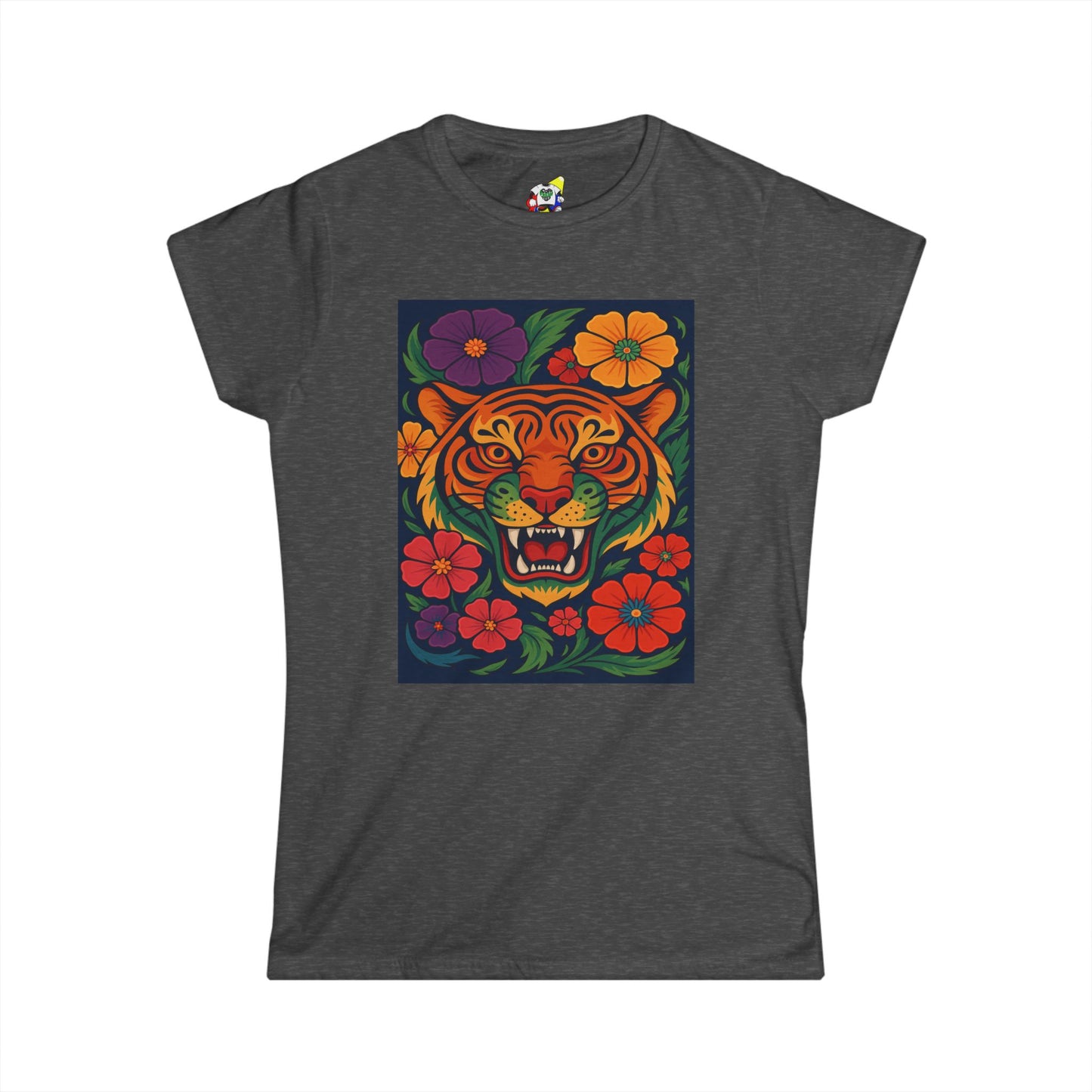 Women's Tee - Tiger Garden Cotton T-Shirt