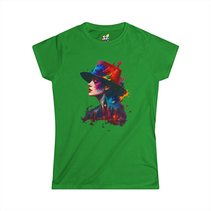 Women's Tee - City Girl Vibes Cotton T-Shirt