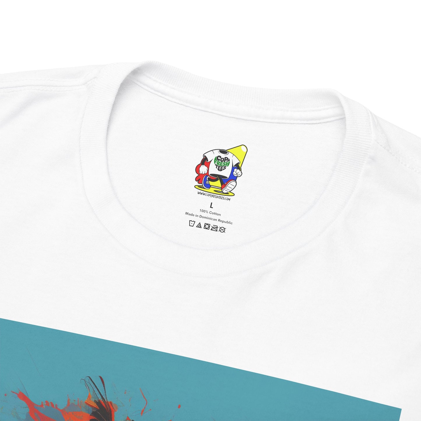 Men's Tee - Caribbean Vibes Sunset #2 Heavy Cotton T-Shirt