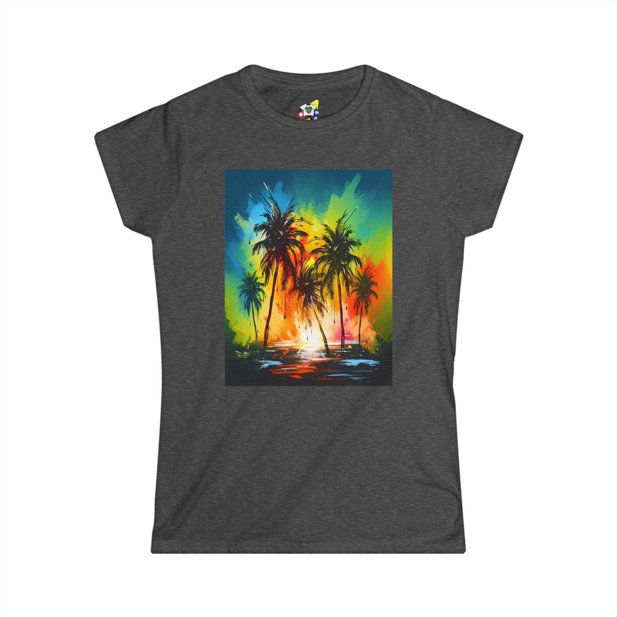 Women's Tee - Caribbean Vibes Sunset #1 Cotton T-Shirt