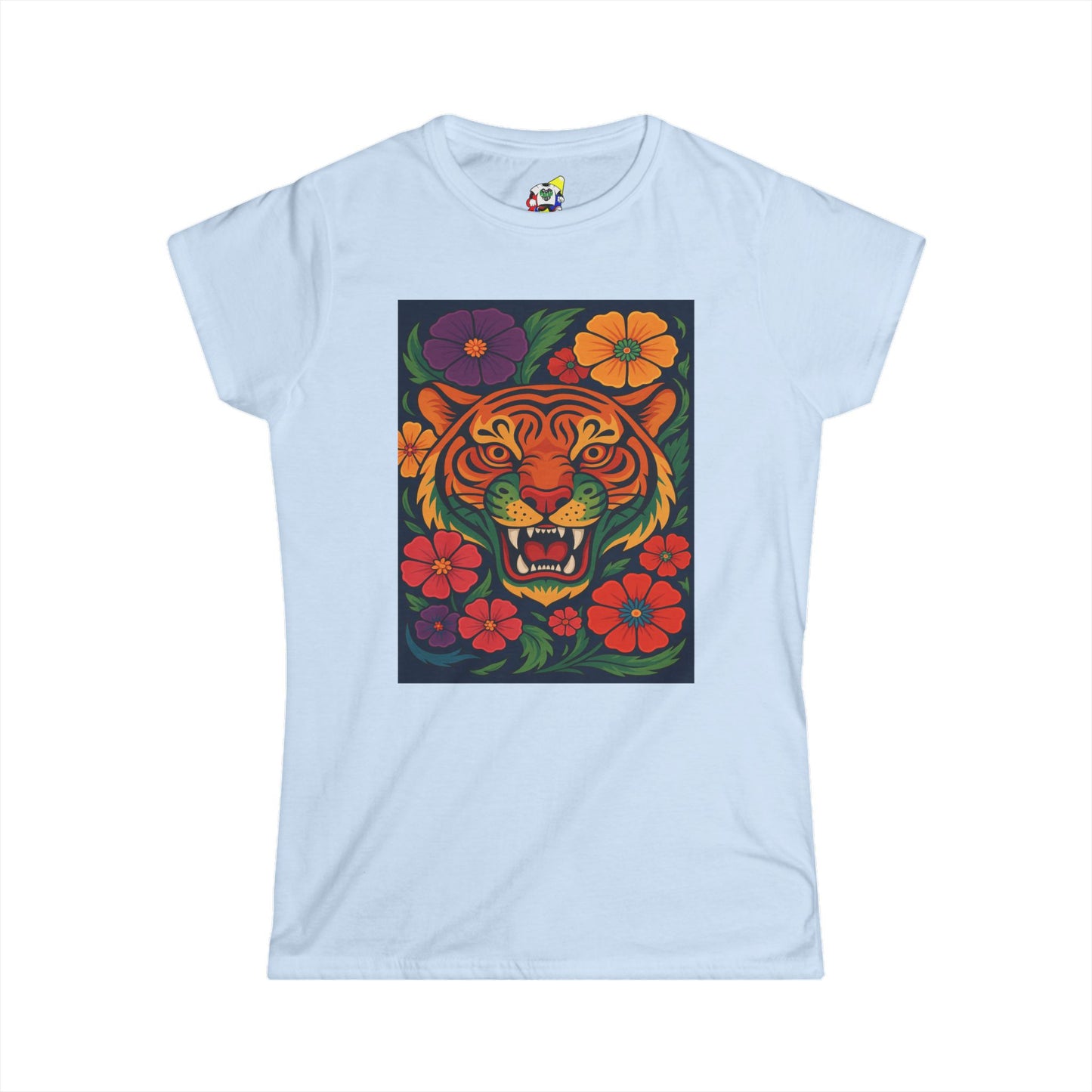 Women's Tee - Tiger Garden Cotton T-Shirt