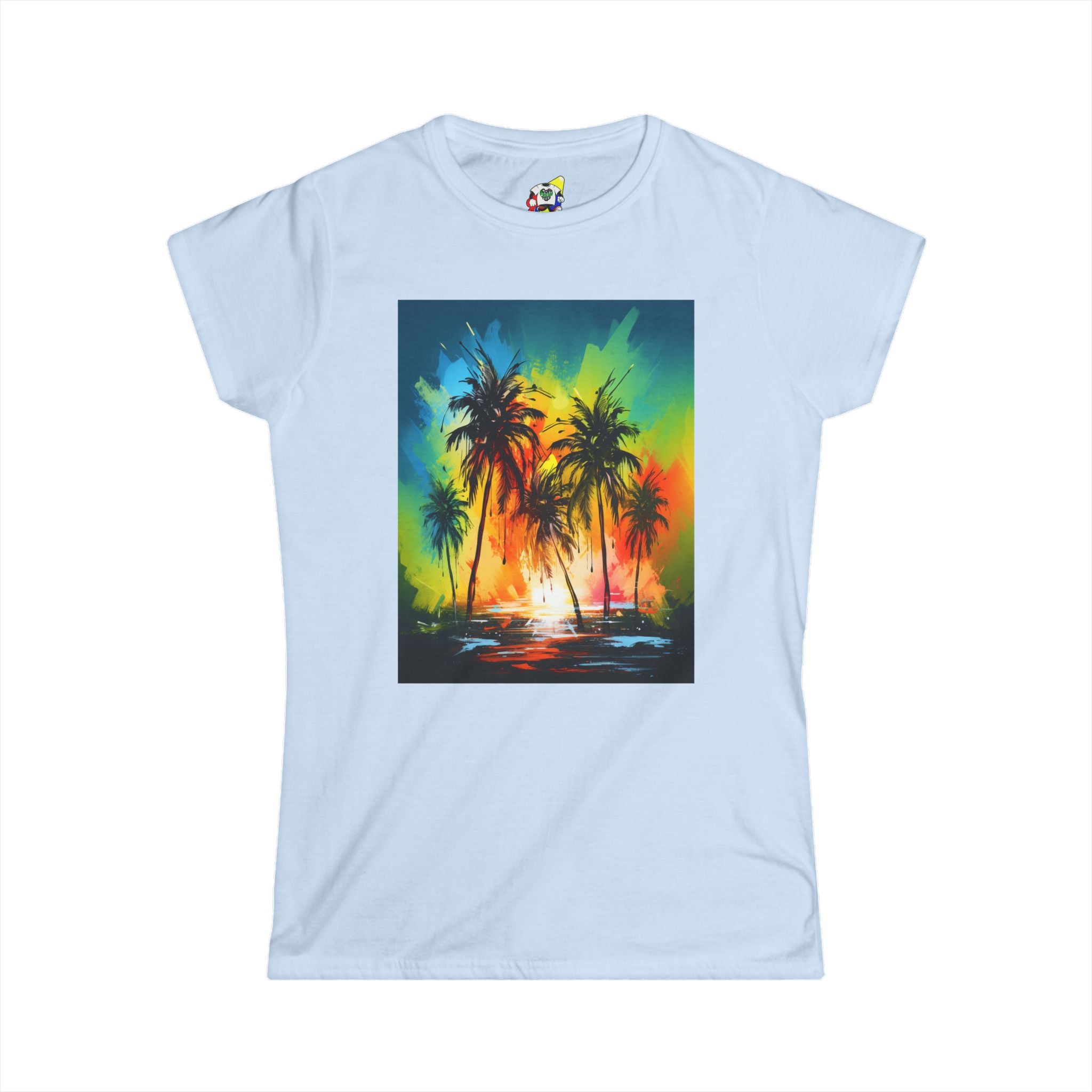 Women's Tee - Caribbean Vibes Sunset #1 Cotton T-Shirt