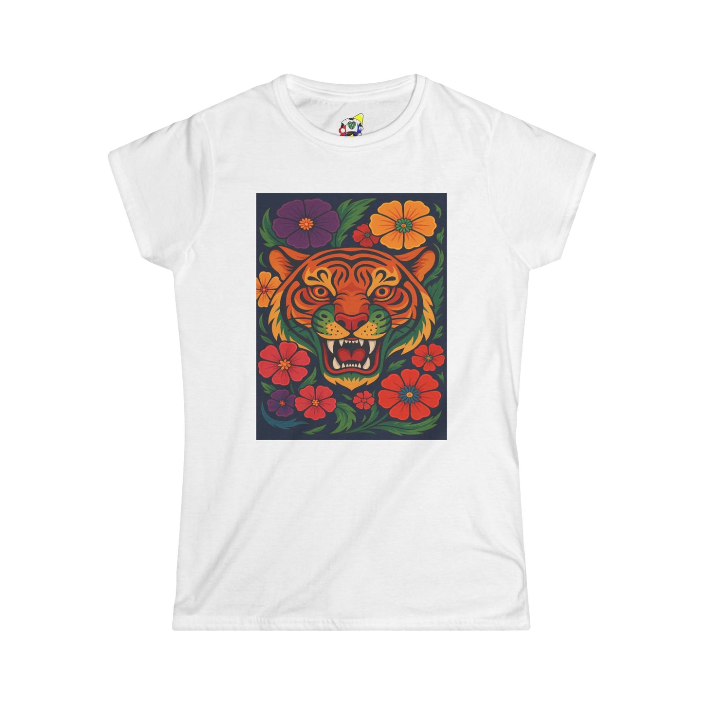 Women's Tee - Tiger Garden Cotton T-Shirt