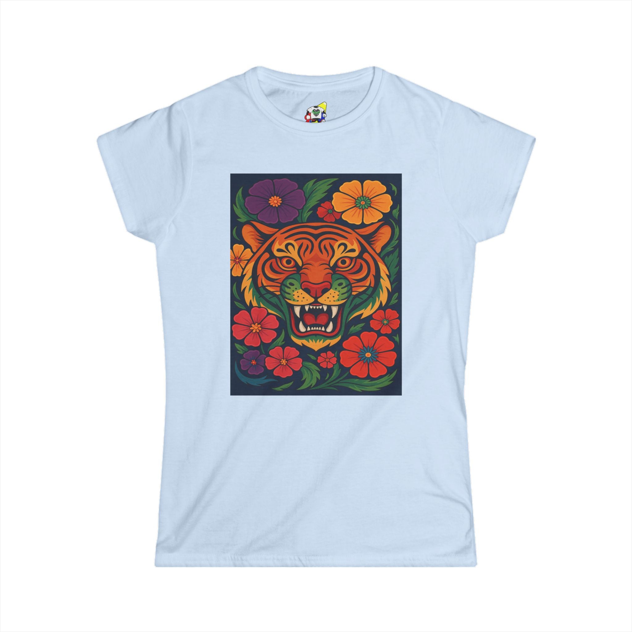 Women's Tee - Tiger Garden Cotton T-Shirt