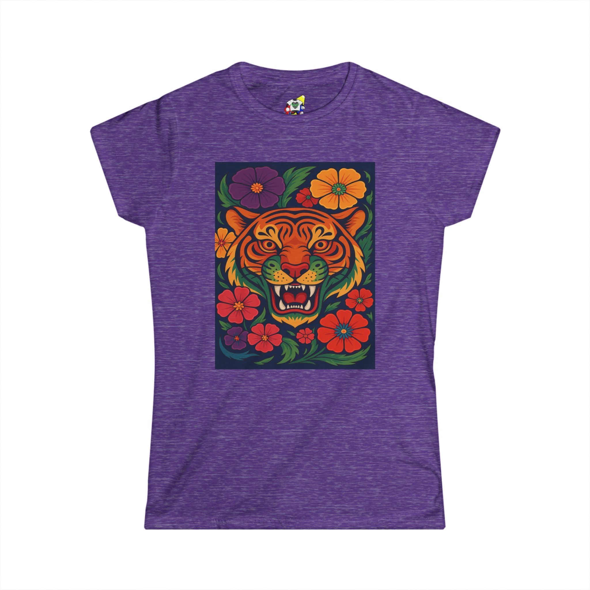 Women's Tee - Tiger Garden Cotton T-Shirt