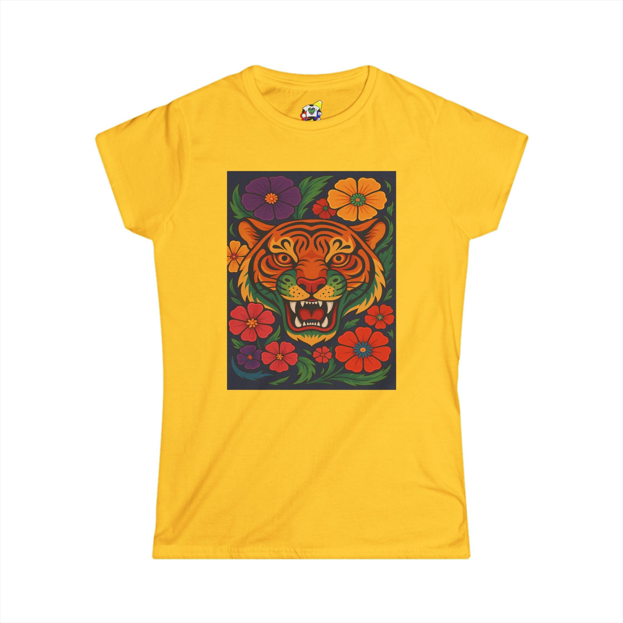 Women's Tee - Tiger Garden Cotton T-Shirt
