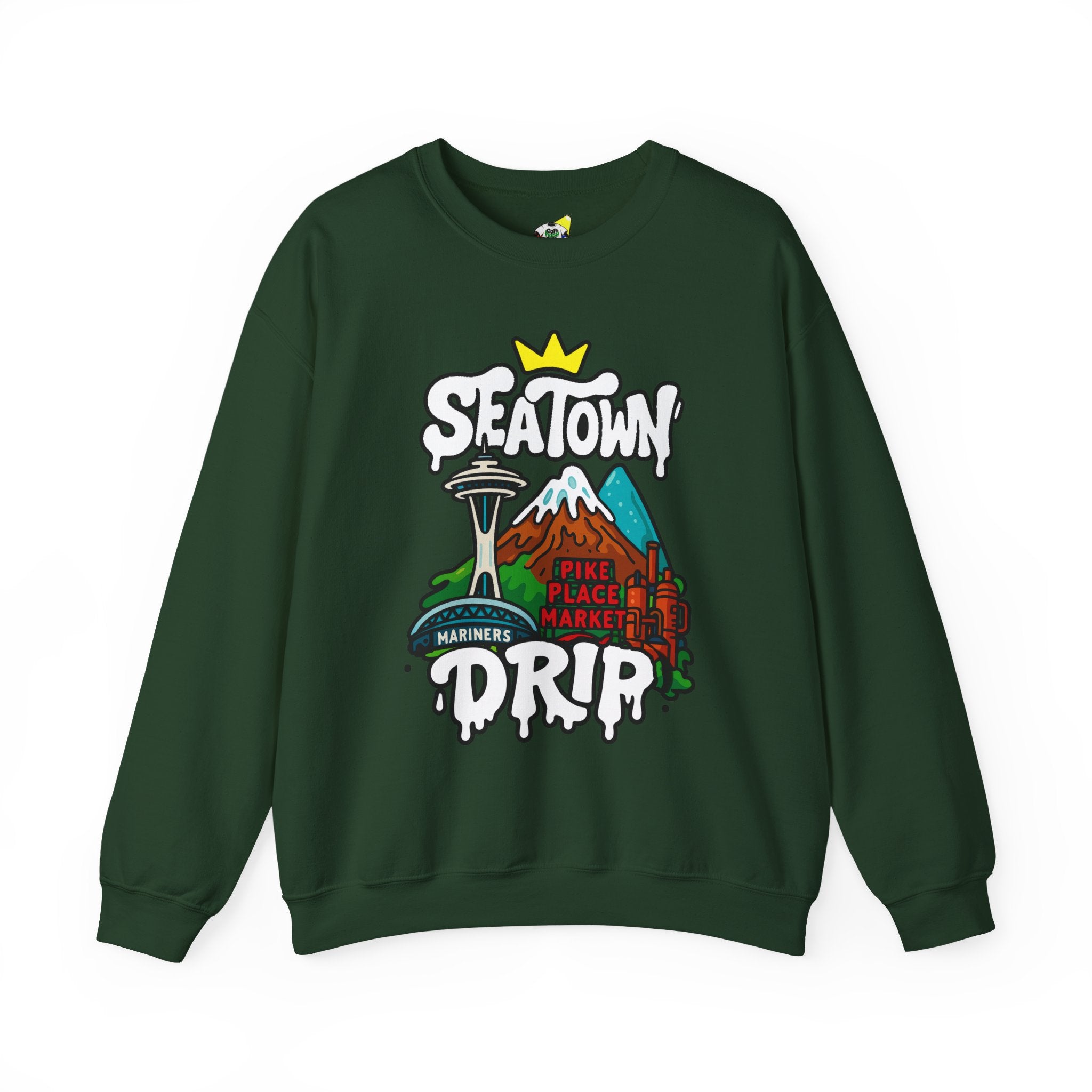 Men's Crewneck Sweatshirt - SEA Town Drip