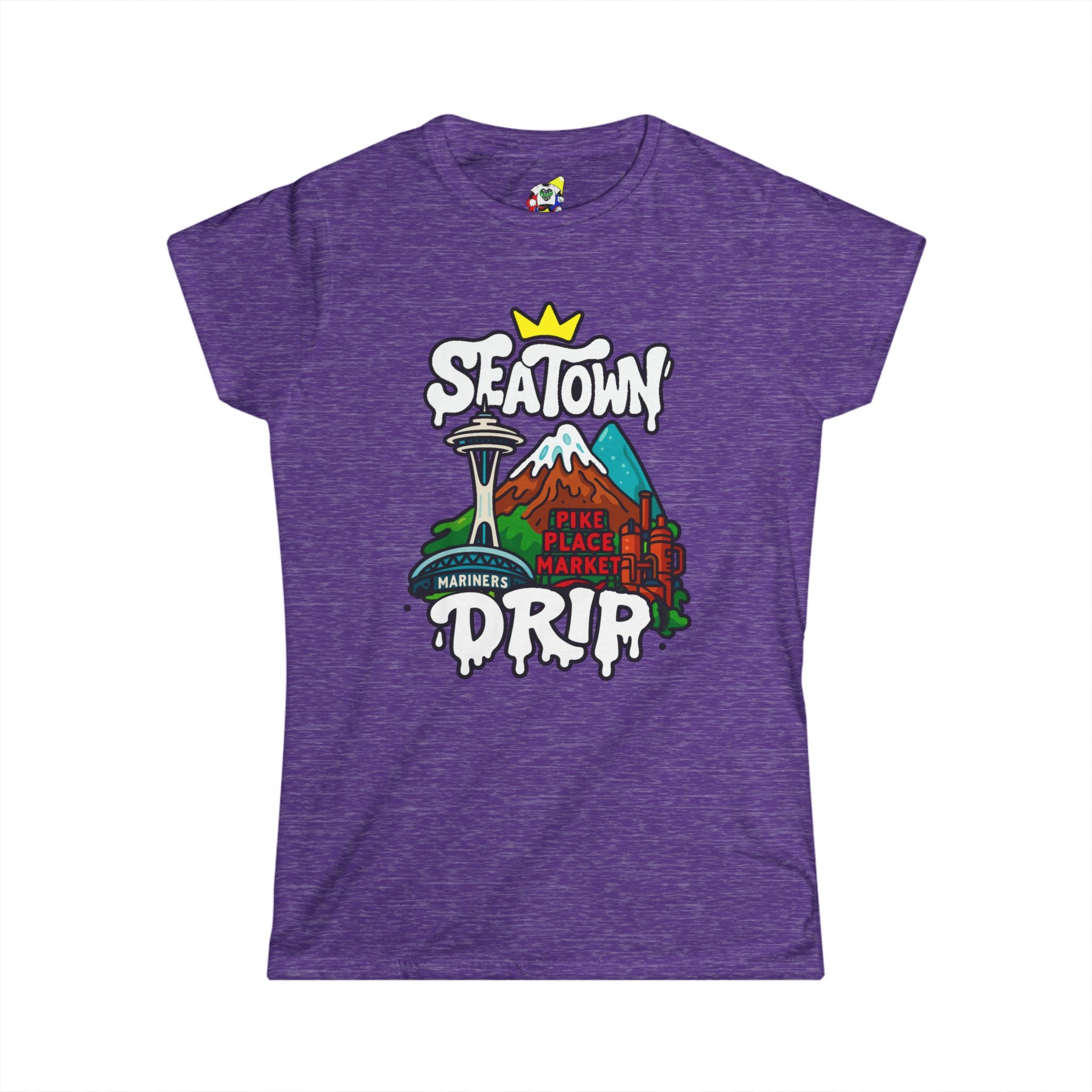 Women's Tee - SEA Town Drip Cotton T-Shirt