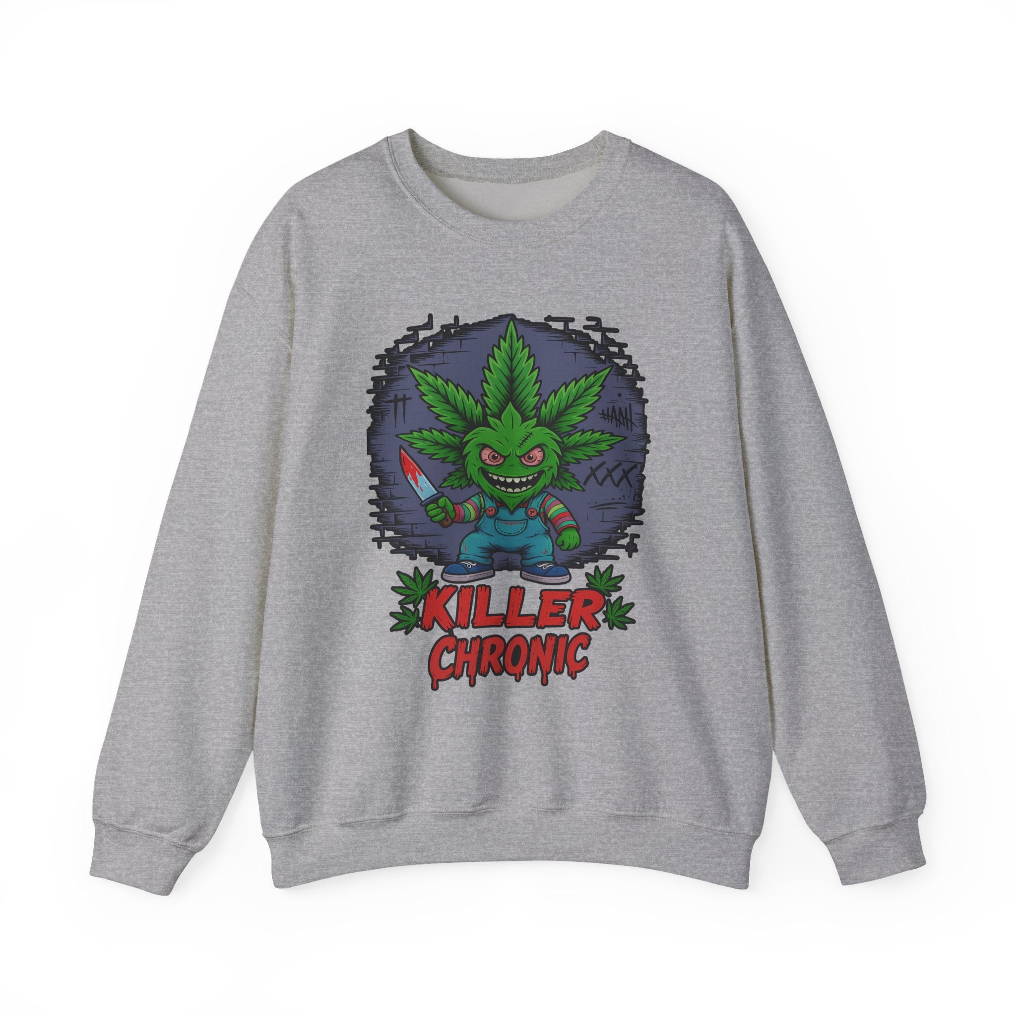 Men's Crewneck Sweatshirt - Killer Chronic