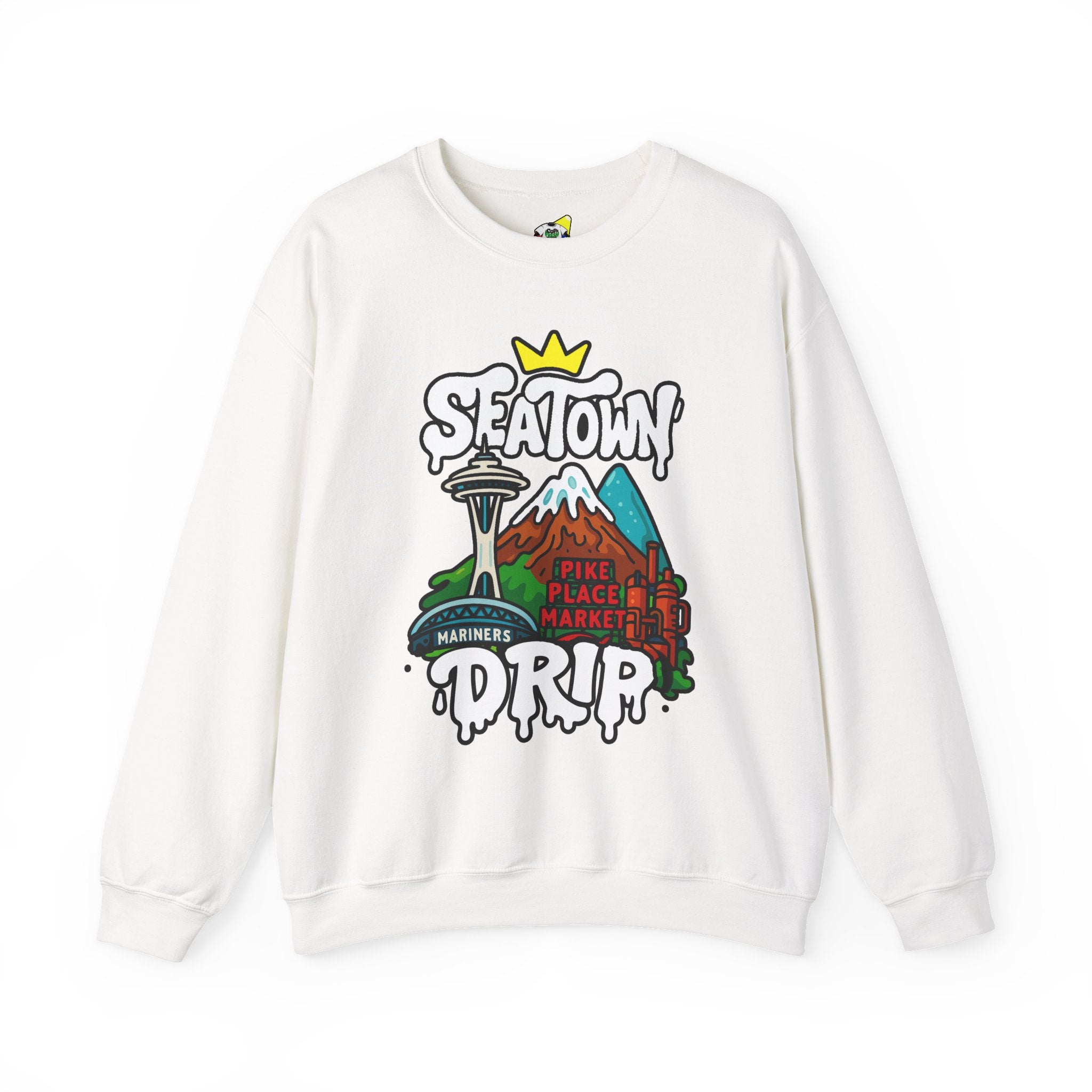 Men's Crewneck Sweatshirt - SEA Town Drip
