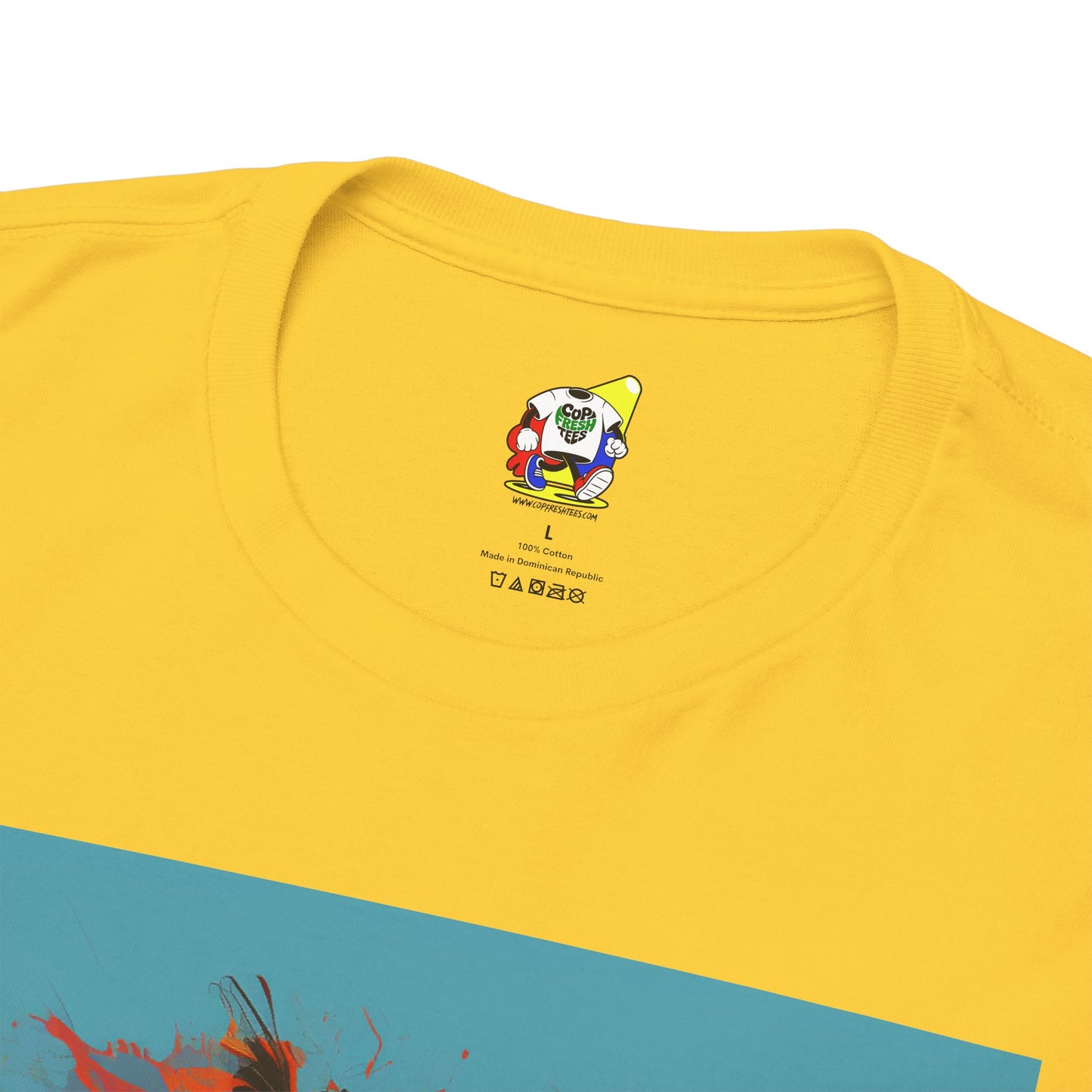 Men's Tee - Caribbean Vibes Sunset #2 Heavy Cotton T-Shirt