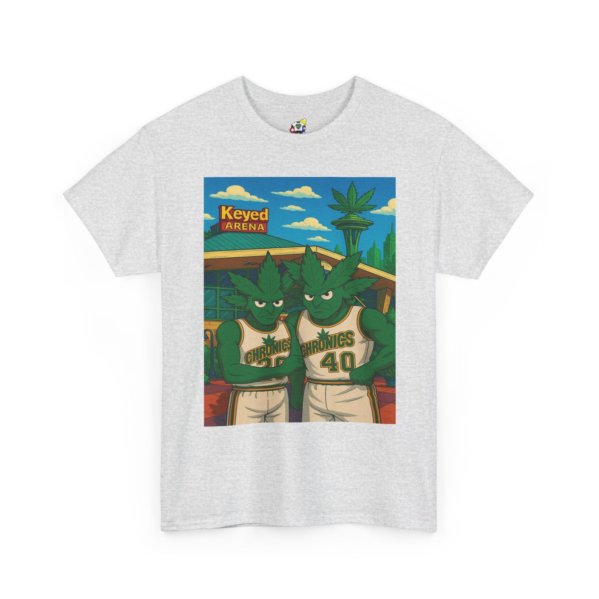 Men's Tee - Da Chronics Keyed Arena 420 Heavy Cotton T-Shirt