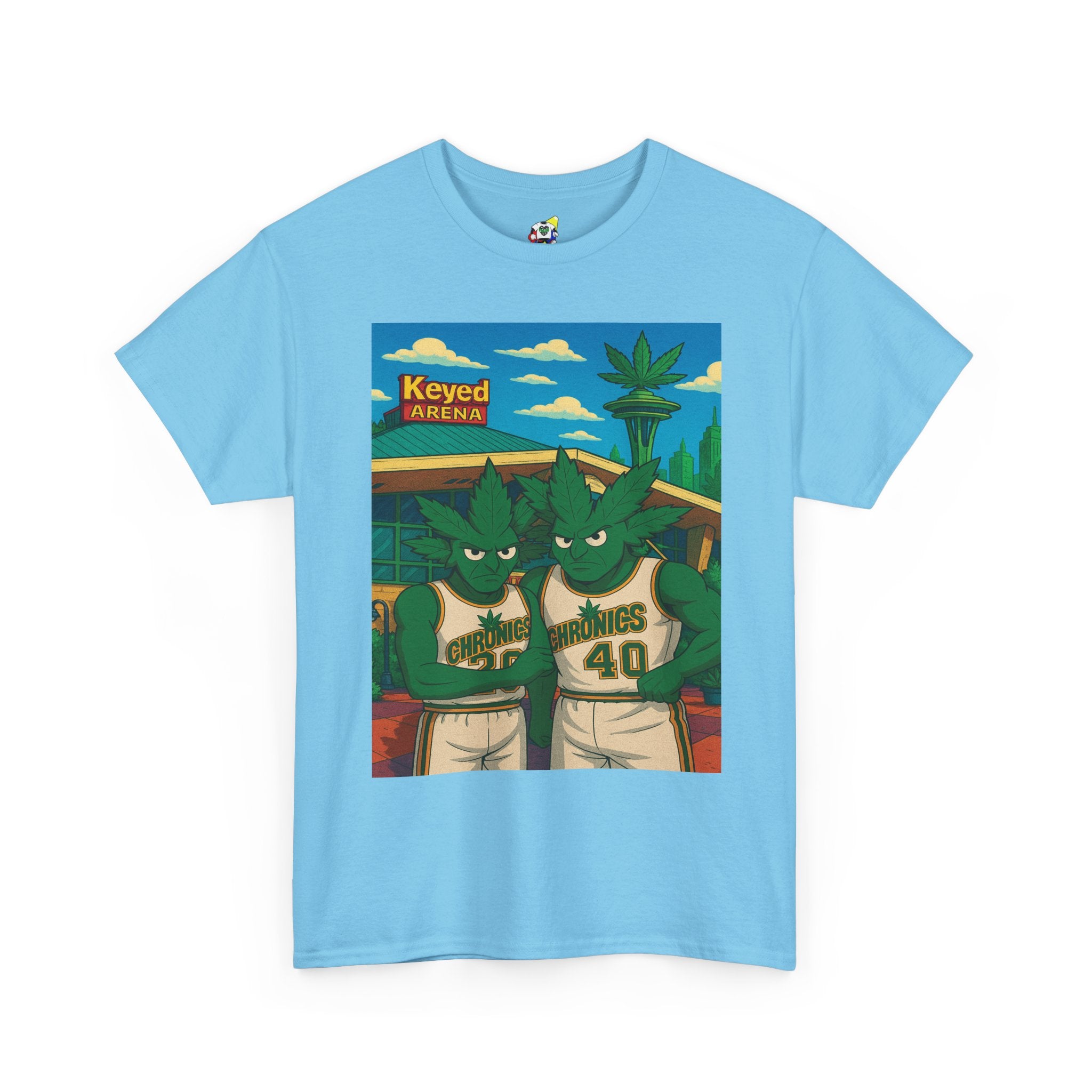 Men's Tee - Da Chronics Keyed Arena 420 Heavy Cotton T-Shirt