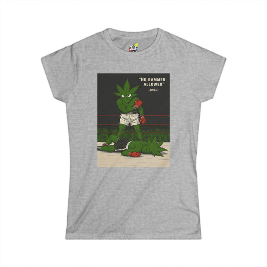 Women's Tee - No Bammer Allowed 420 Cotton T-Shirt