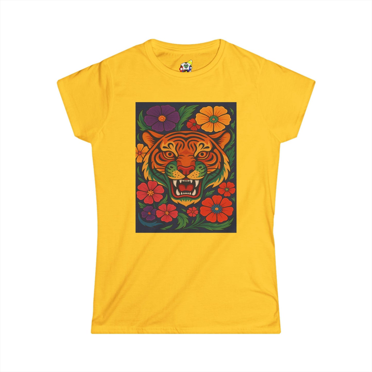 Women's Tee - Tiger Garden Cotton T-Shirt